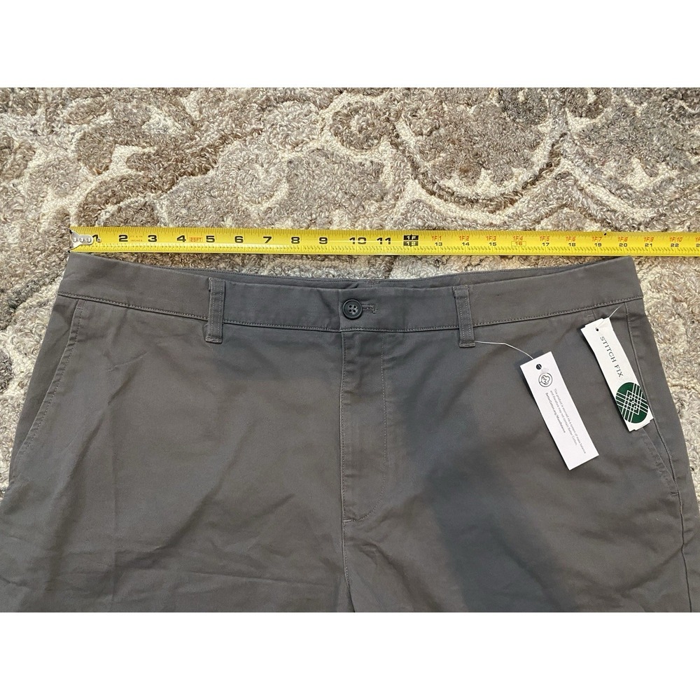 NEW Hawker Rye Men's Essential Wash 9" Chino Shorts Gray Size 40x9 - Picture 4 of 9